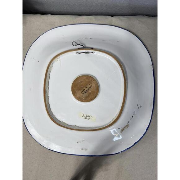 CORNUCOPIA Pomegranate Platter Wall Plate Made in Italy “ARTISTICA” - Picture 2 of 9